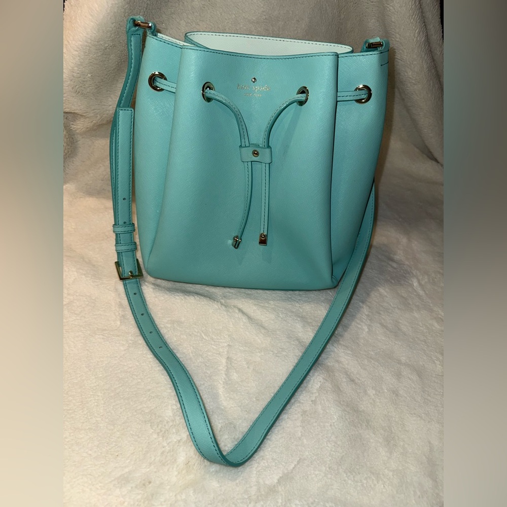 Kate Spade - Tiffany Blue Bucket Bag - Picture 2 of 7